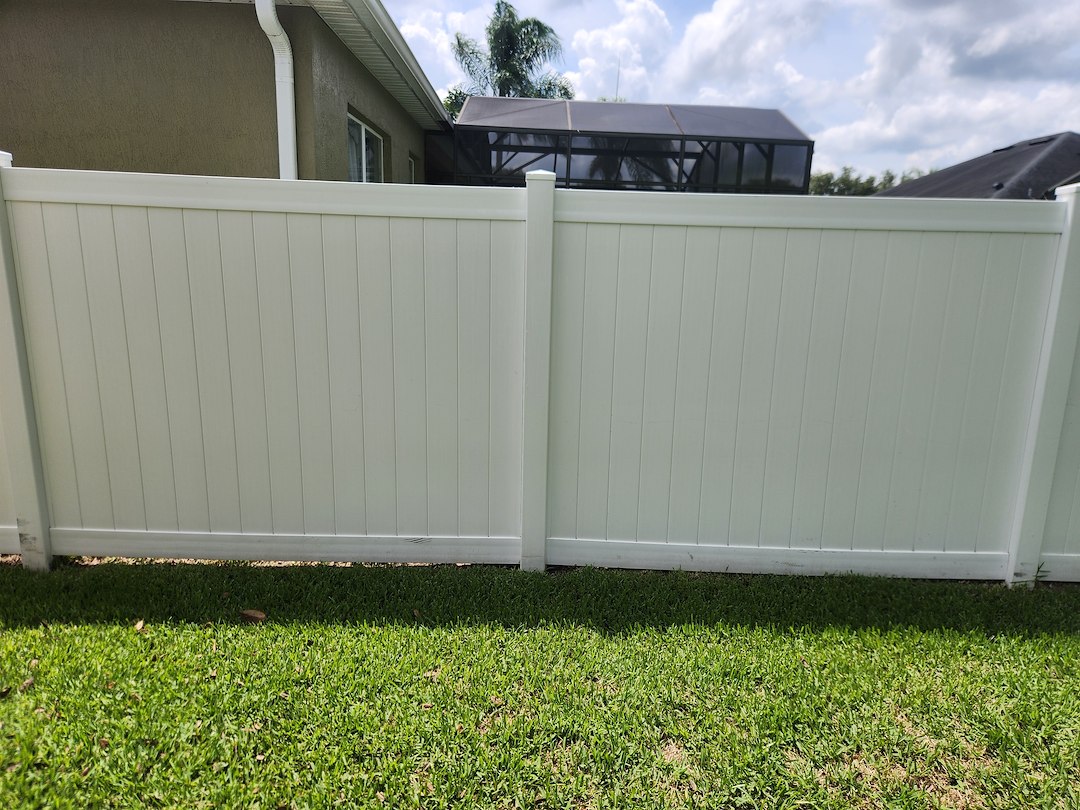 A Fence Washing Project in Melbourne Florida